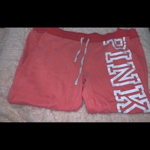 Pink sweatpants